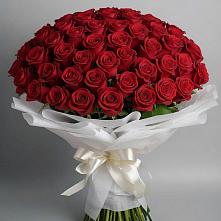 Букет 101 Красная роза Блэк Мэджик в Тарбагатае Республики Бурятия