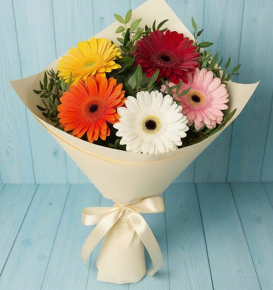 Букет цветов из: Герберы в Тарбагатае Республики Бурятия