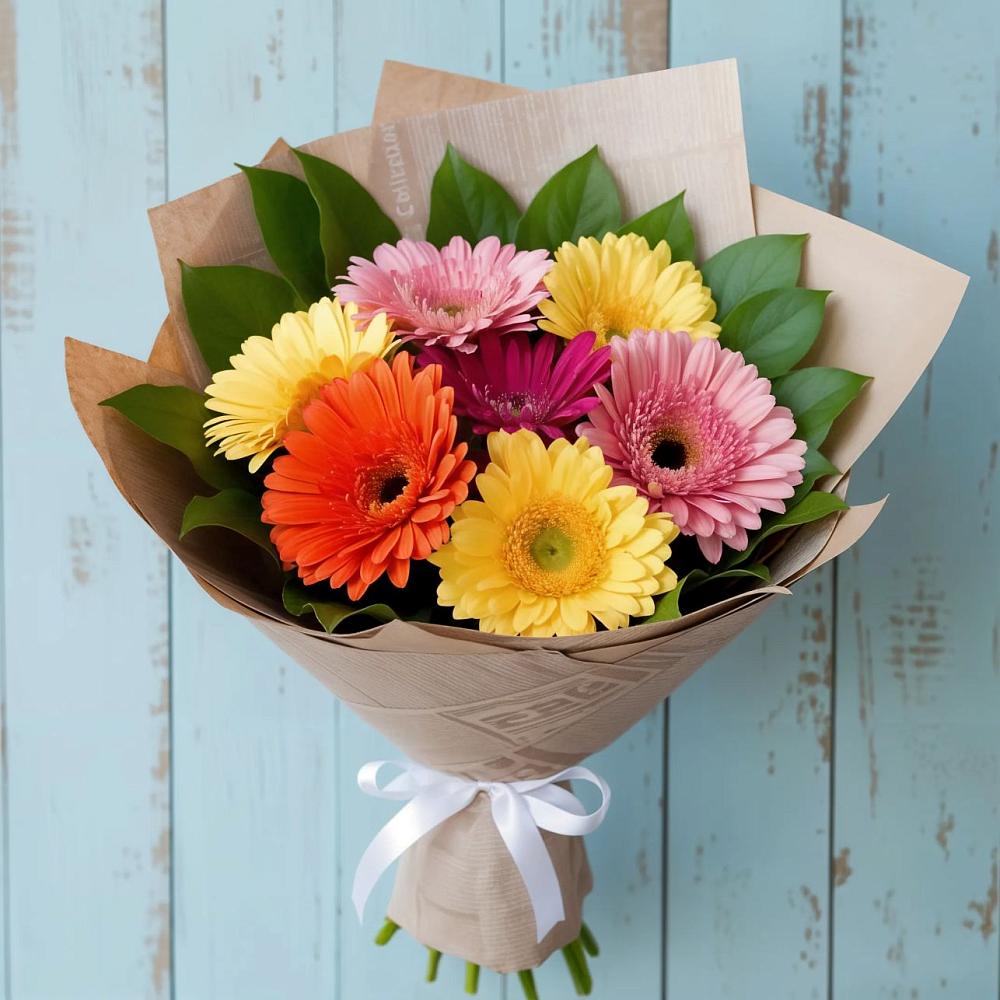 Букет цветов из: Герберы в Тарбагатае Республики Бурятия