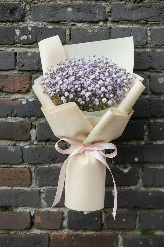 Букет цветов из: Гипсофила в Тарбагатае Республики Бурятия