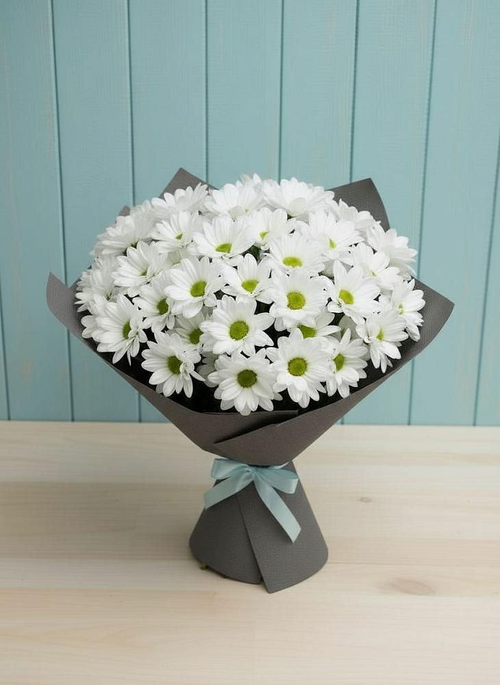 Букет цветов из: Хризантемы в Тарбагатае Республики Бурятия