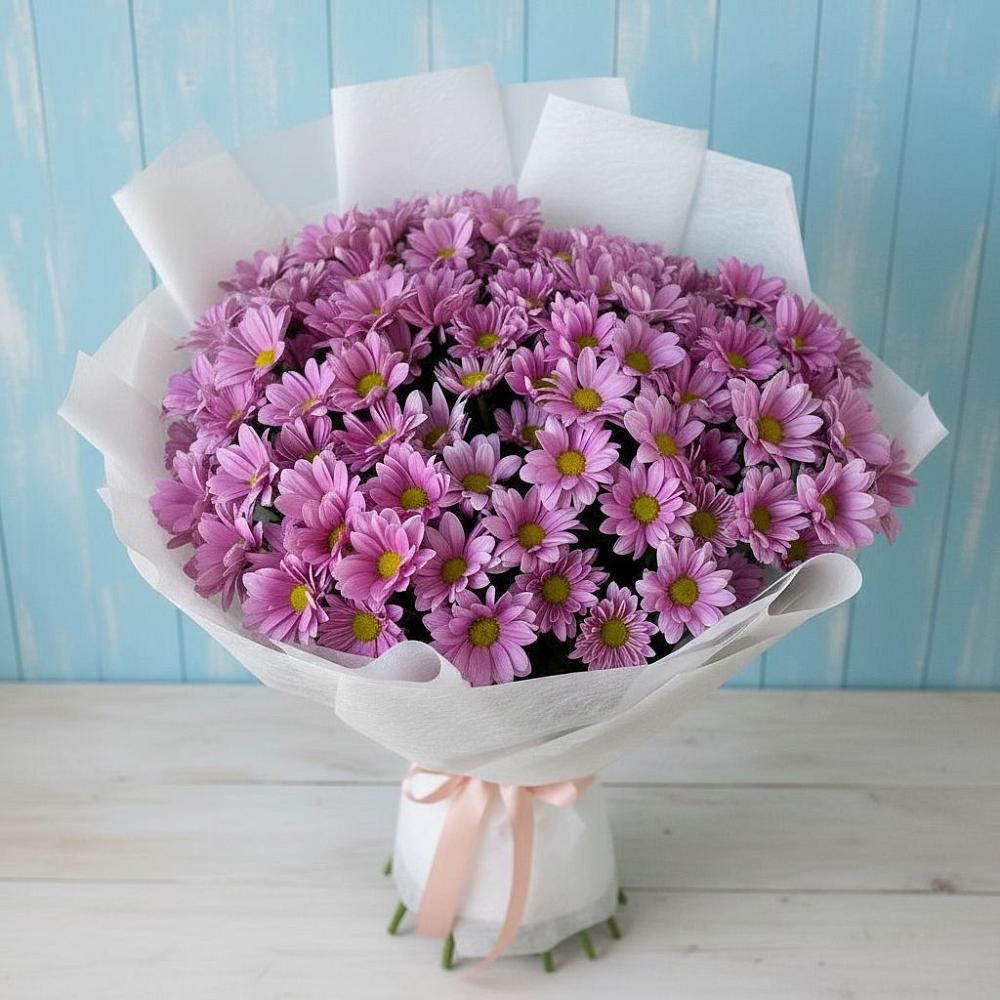 Букет цветов из: Хризантемы в Тарбагатае Республики Бурятия