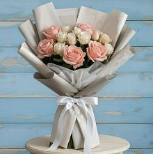 Букет цветов из:  Розы #REPLACE_PRED# Тарбагатае Республики Бурятия