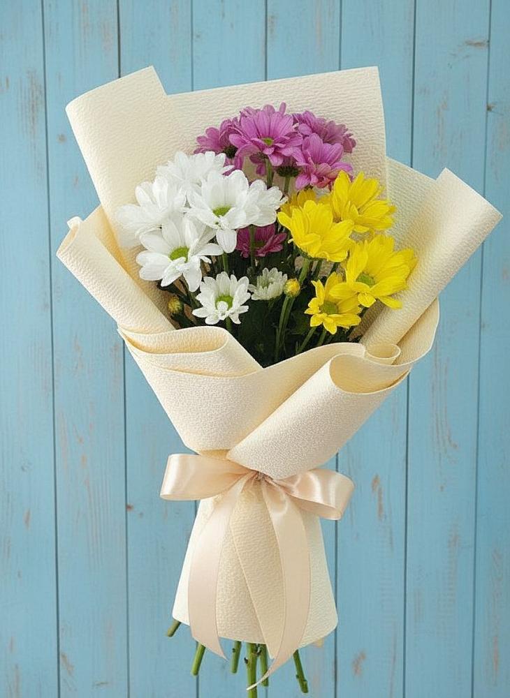 Букет цветов из: Хризантемы в Тарбагатае Республики Бурятия