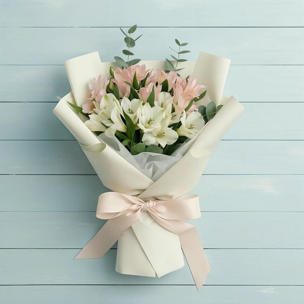 Букет цветов из: Альстромерии в Тарбагатае Республики Бурятия