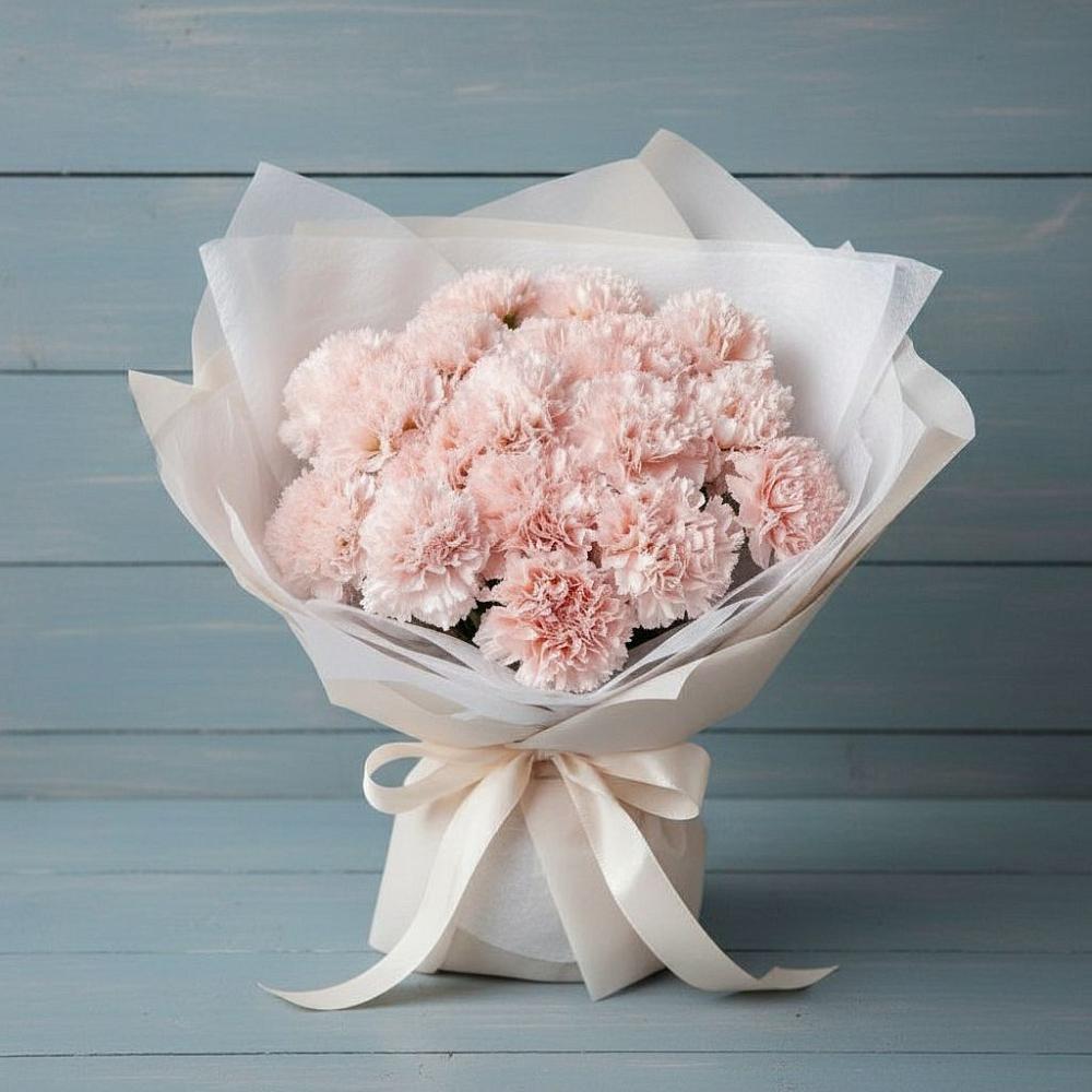 Букет цветов из: Гвоздики в Тарбагатае Республики Бурятия