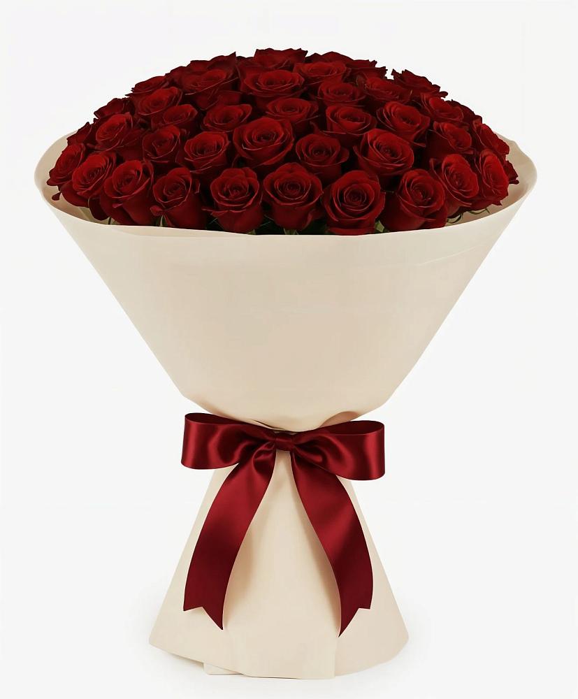 Букет 101 Бордовая роза Блэк Бакарра в Тарбагатае Республики Бурятия