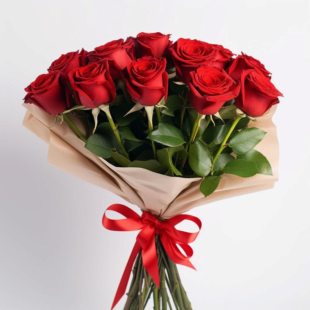 Букет 11 Красных роз Эдлесс Лав в Тарбагатае Республики Бурятия